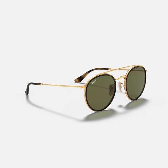 Authentic Ray-Ban Round Double Bridge Sunglasses - Picture 6 of 11